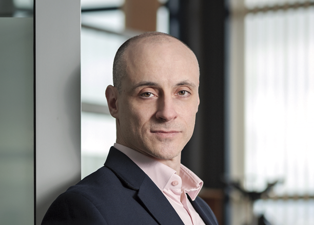 Todor Danailov - director of "Reinsurance" at "Euroins Insurance Group" in front of Manager magazine