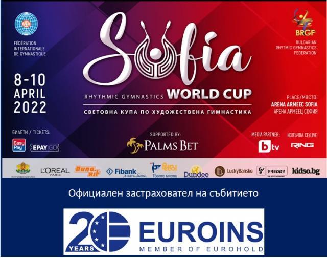 София ще е домакин на Световната купа по художествена гимнастика 2022