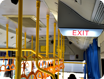 Passenger accident in public transport
